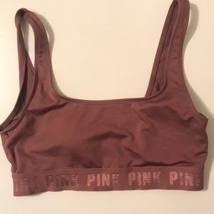 Pink Sports Bra
